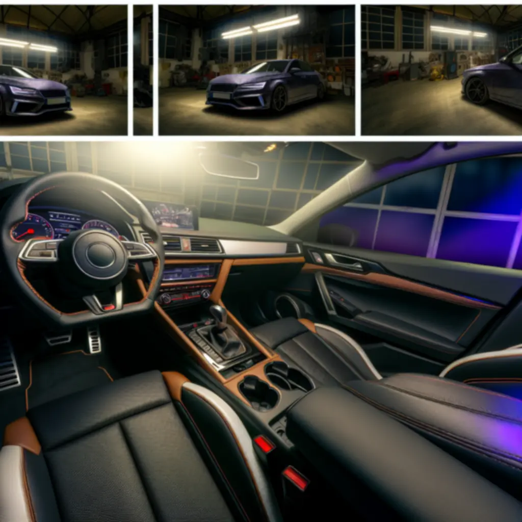 Stijlvolle custom interieur-upgrade met professioneel geïnstalleerde auto-accessoires